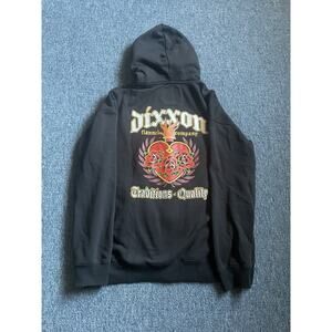 Dixxon Flannel Co Black Hoodie Full Zip Jacket Mens Size 2X Traditions Fleece